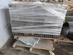 lot 45258 image: 8-inch Steel Pipe Fittings and Elbows Lot