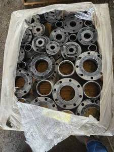 lot 45259 image: Lot of Industrial Steel Pipe Flanges - Mixed Sizes