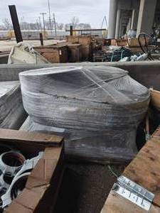 lot 45270 image: Large Industrial Steel Caps and Reducers