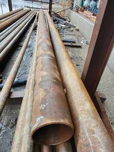 lot 50153 image: 40ft 10-inch Industrial Steel Pipe Sections