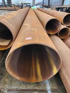 lot 50167 image: (1) 41ft, 28-inch Industrial Steel Pipe Bundle