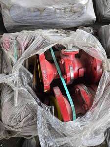 lot 50446 image: New Industrial Red Fire Protection Gate Valves