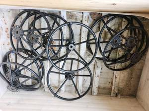 lot 48075 image: Industrial Metal Wheel Frames&nbsp