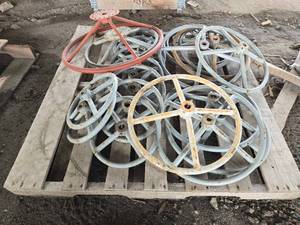 lot 45288 image: Industrial Steel Wheels&nbsp