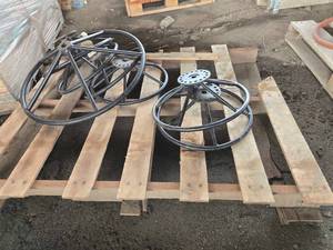 lot 45289 image: Industrial Steel Wheels&nbsp
