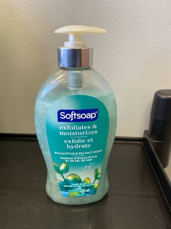 lot 2462 image: Softsoap hand soap Eucalyptus and sea salt scent- Appears new
