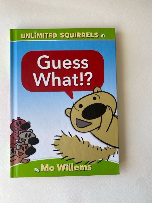 lot 2468 image: Guess What - Ultimate squirrels board book by Mo Williams