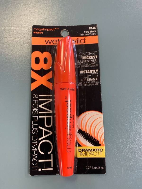 lot 2227 image: wet n wild Mega Impact Mascara, Very Black