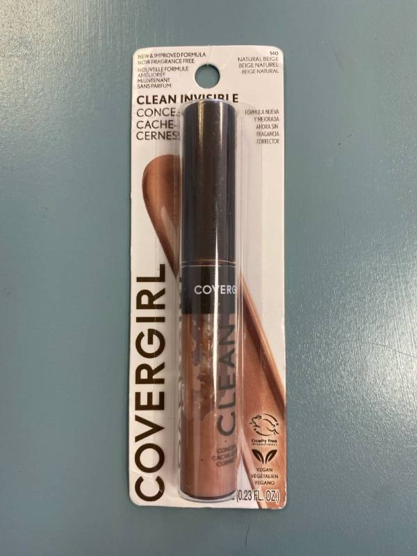 lot 2358 image: Cover girl, clean, invisible, concealer, shade- natural beige 140