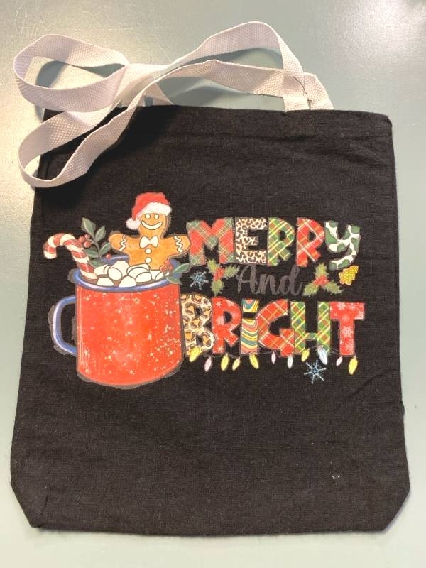 lot 2402 image: Merry and bright Christmas bag