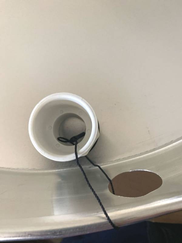 lot 2417 image: Ever flow water heater pan 22��- Aluminum Retails $33.99