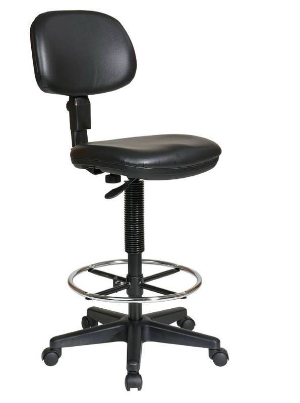 lot 2421 image: Office star drafting chair Retails $129.00