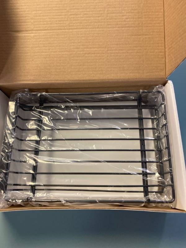 lot 2426 image: Sponge holder with drain pan, cloth rack, scrub brush holder