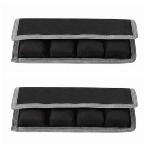 lot 12011 image: Meking 2 Pcs DSLR Battery Case Holder Storage Bag (4 Pocket) for AAAAA Battery and LP-E6 LP-E8 LP-E10 LP-E12, EN-EL14 EN-EL15, NP-FW50 NP-F550 NP-FM500H (Gray)