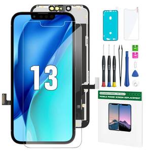 lot 12014 image: iPhone 13 Screen Replacement Kit 6.1 LCD Display 3D Touch Full HD Digitizer Full Assembly Repair Kits Screen Protector for A2633 A2482 A2631 A2634 A2635 (not for 13 Mini,Pro,Promax)