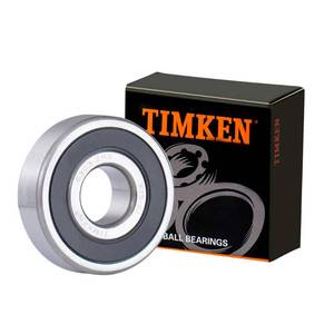 lot 12052 image: 2PACK TIMKEN 6303-2RS Double Rubber Seal Bearings 17mmX47mmX14mm, Pre-Lubricated and Stable Performance and Cost Effective, Deep Groove Ball Bearings