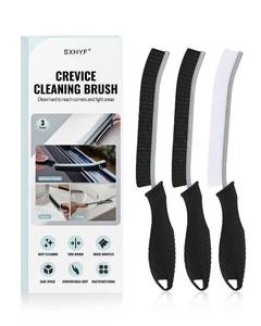 lot 12072 image: SXhyf Cleaning Brush - Hard Bristle Crevice Cleaning Brush, Multifunctional Gap Scrub Brush, Home Essentials, Bathroom Cleaner Tools for Household Use, Kitchen, Window, Faucets, Toilet, Grout, Car