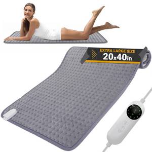 lot 12118 image: OCSOSO Large Heating pad for Back Pain Relief, 20 X 40 Sittable & Reclinable XXX-Extra Large Heating Pads with Auto Shut Off, Full Body Electric Heated Pad for Knee,Neck, Shoulder & Menstrual Cramps