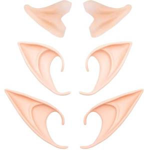 lot 13989 image: GREAT&LUCKY Cosplay Fairy Pixie Elf Ears - Soft Pointed Tips Anime Party Dress Up Costume Masquerade Accessories for Halloween Christmas Party, 3 Pair