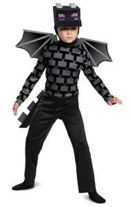 lot 13995 image: Disguise Minecraft Ender Dragon Costume for Kids, Video Game Inspired Character Outfit, Classic Child Size Medium (7-8) Black (105099K)