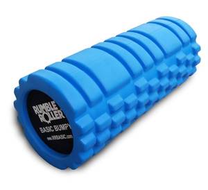 lot 14001 image: RumbleRoller Basic Bumpy Foam Roller, Solid Core EVA Foam Roller with GridBump Texture for Deep Tissue Massage and Self-Myofascial Release