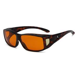 lot 14004 image: Eyekepper 100% Blue Light Reduction,Fitover Anti-Blue Blocking Computer Glasses Amber Lenses, Tortoise