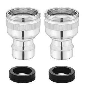 lot 14014 image: Dishwasher Faucet Adapter, 2 Pack Portable Washer Faucet Snap Adapter Connection Accessories 1516-27Male or 5564-27Famale