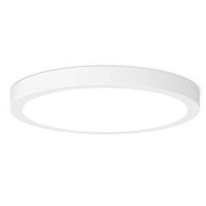 lot 14030 image: LED Flush Mount Ceiling Light Fixture, 100W Equivalent Modern Kitchen Recessed Ceiling Lamp 5000K Daylight White 15W 1200Lm 7 Inch Closet Round Surface Mount for Bathroom Laundry Bedroom Hallway