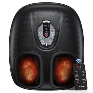 lot 15508 image: RENPHO Foot Massager Machine with Heat 2025 Upgraded, FSA HSA Eligible Foot Massager, Valentines Day Gifts for Women Men Mom, 3 Heat Levels, Wireless Control Shiatsu Foot Massager, True Foot Massage - Retail $114.89