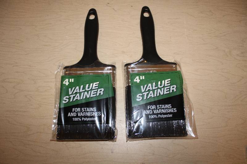 lot 7704 image: Lot of 2, 4 Paint Brushes- Good for All Paints