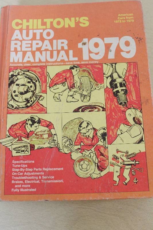 lot 8058 image: Chiltons 1979 Manual- Wow