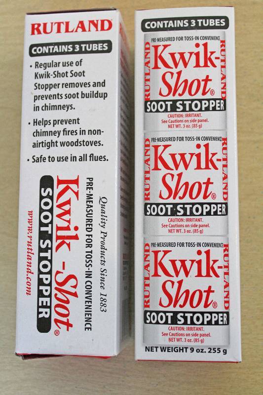 lot 8063 image: Lot of 2 Kwik Shot Soot Stopper- Cool