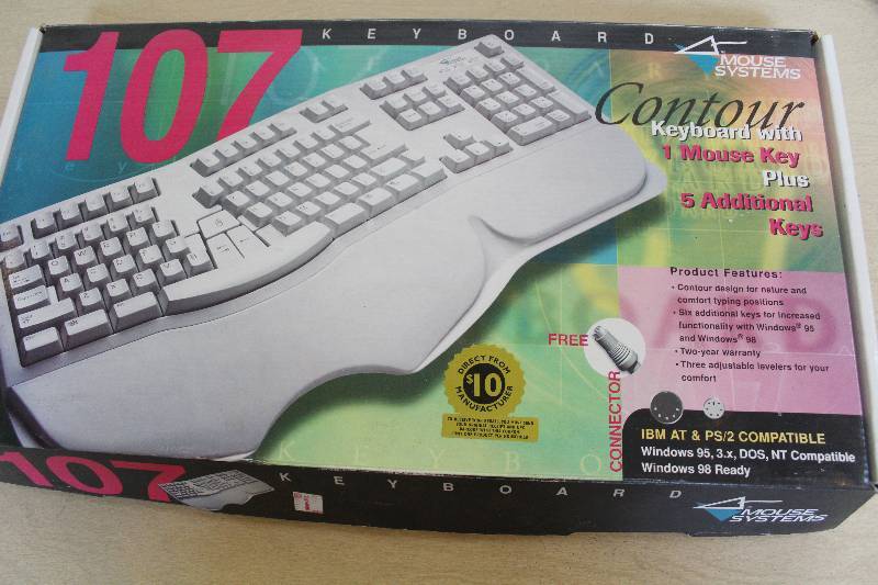lot 8090 image: Ergo Contour Keyboard- New in Box