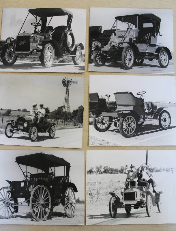 lot 8091 image: Lot of 6 Black and White 8x10 Tin Lizzies- Neat