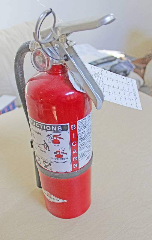 lot 8098 image: Bicarb Fire Extinguisher- Cool
