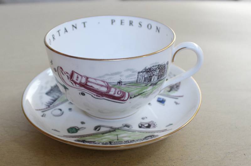 lot 8104 image: VIP Golf Cup and Saucer- Cool