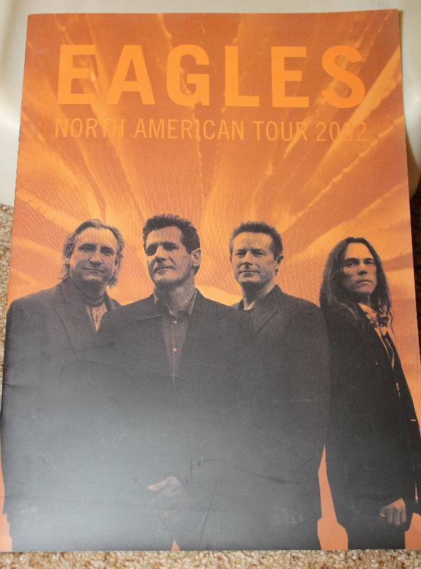 lot 7750 image: Eagles North American Tour Program- 2002- Wow