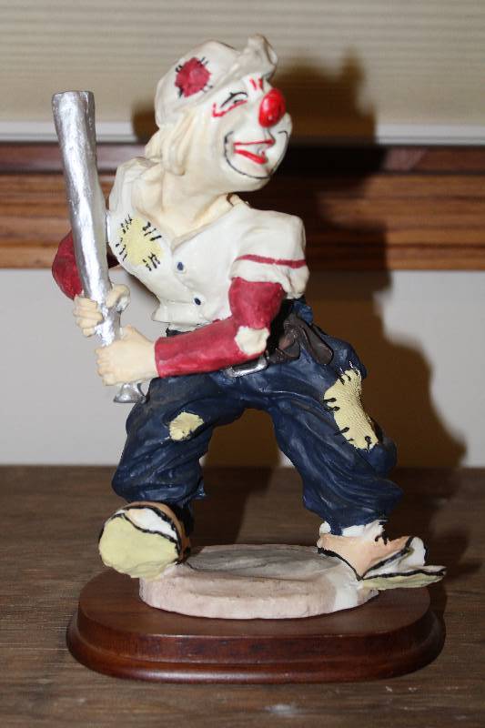 lot 7761 image: Clown Batter Figurine- Cute