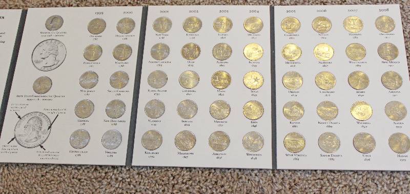 lot 7771 image: Fifty State Commemorative Quarters- Wow