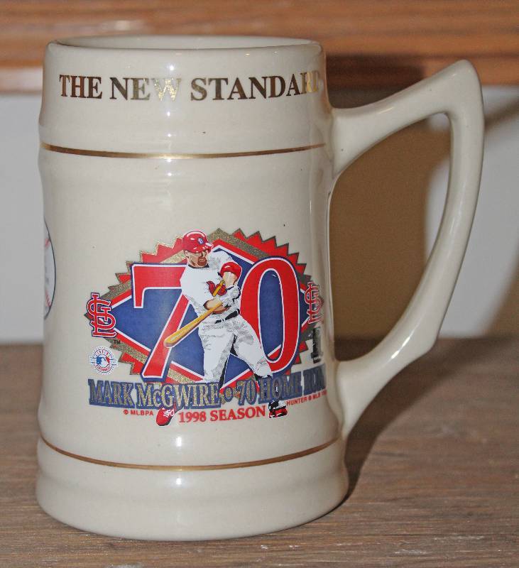 lot 7775 image: Mark McGwire 70- Home Run Mug- Wow