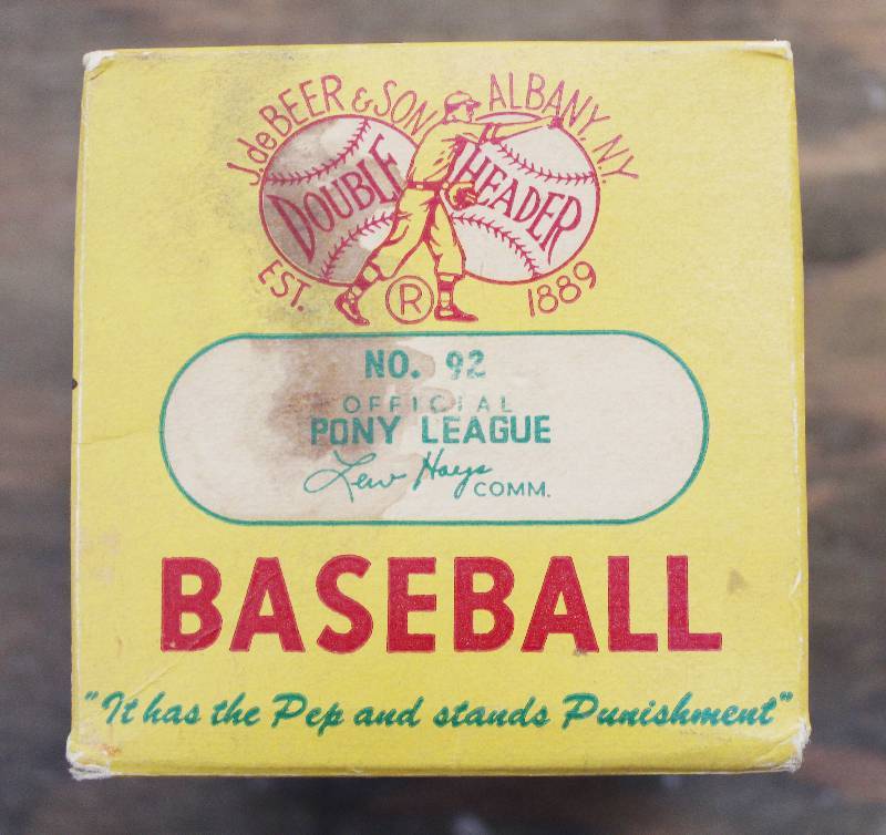lot 8007 image: Double Header Baseball in Unopened Box- Take a Look