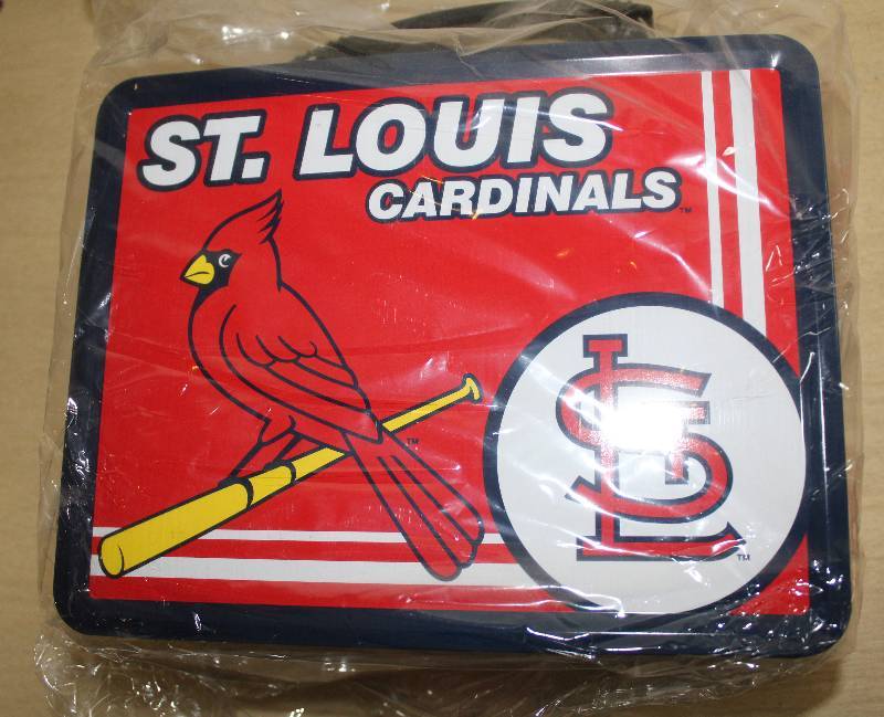 lot 8034 image: St. Louis Cardinals Metal Lunch Box- Cool
