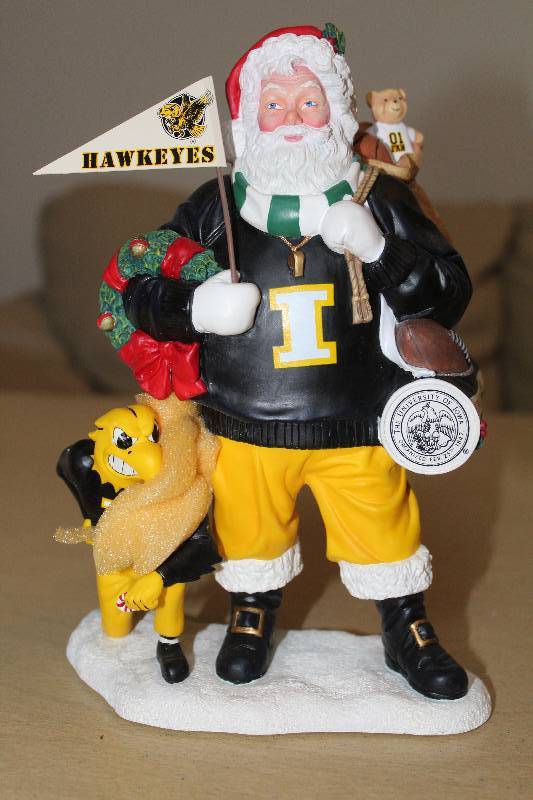 lot 8045 image: Iowa Hawkeyes Santa Clause- Cool