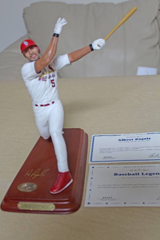 lot 8048 image: Albert Pujols Figurine- Wow