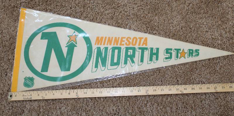 lot 8110 image: Minnesota North Stars Pennant