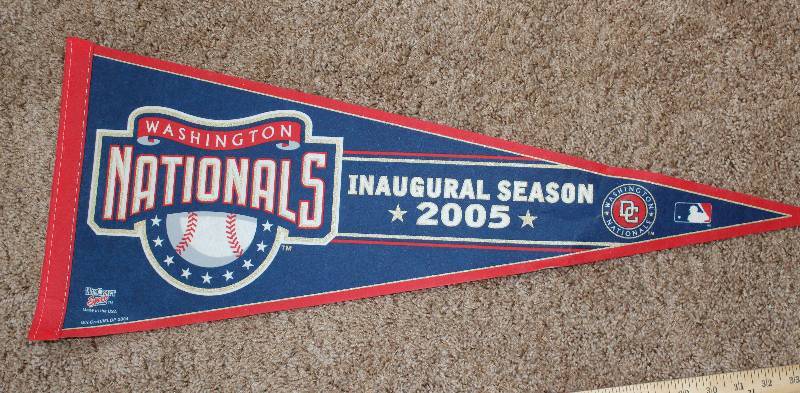 lot 8117 image: Washington National 2005 Inaugural Season Pennant