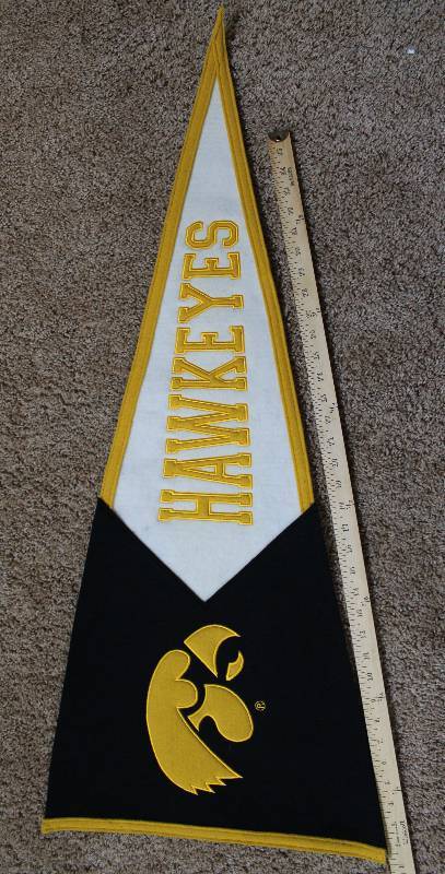 lot 8118 image: Hawkeyes Pennant (felt)