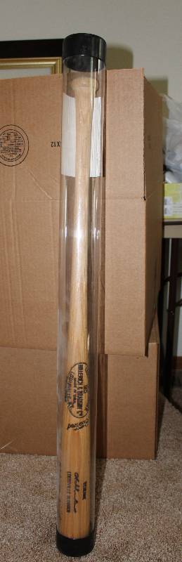 lot 8224 image: Louisville Slugger Baseball Bat Autographed by the Late Albert Fred Red Schoendienst - Hall of Famer