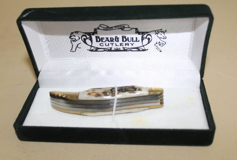 lot 8232 image: Bear and Bull Cutlery Pocketknife - Very Sharp