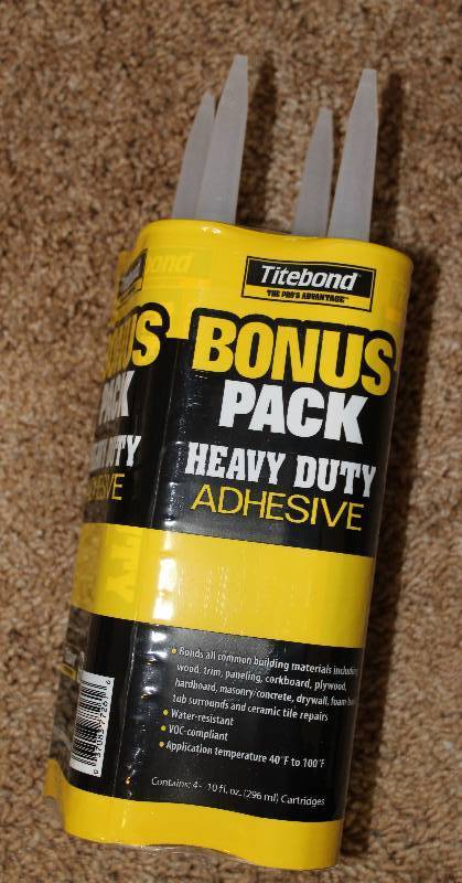 lot 8242 image: 4 Pack Titebond Heavy Duty Adhesive